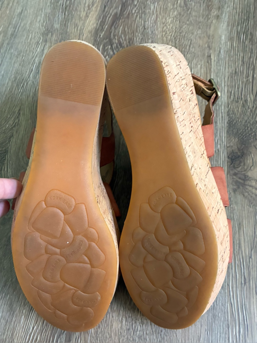 Kork-Ease Ashcroft Leather Wedges Sandals - Picture 8 of 9